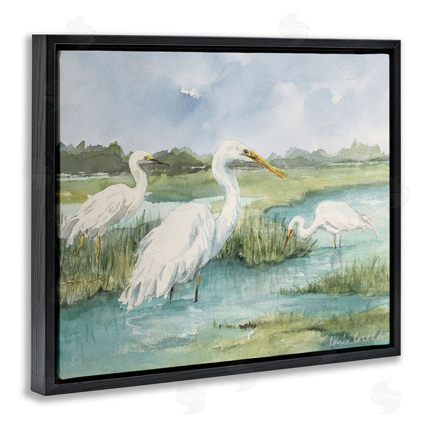 Stupell Industries Lanie Loreth | Wild Egrets In Marshland Wall Art