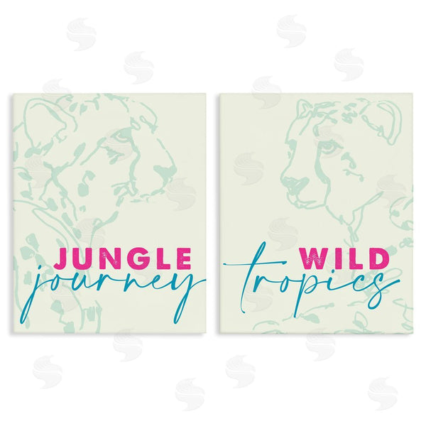 stupell industries Lanie Loreth | Wildlife Phrases Cheetahs Wall Art