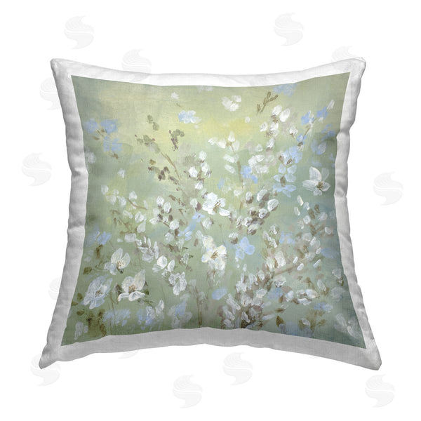 stupell industries Lanie Loreth | Wispy Willow Florals Printed Throw Pillow