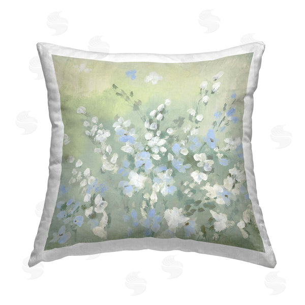 stupell industries Lanie Loreth | Wispy Willows Wildflowers Printed Throw Pillow