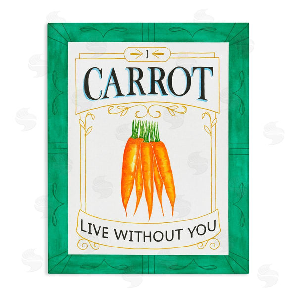 stupell industries Lara Beeston | Carrot Live Without You Pun