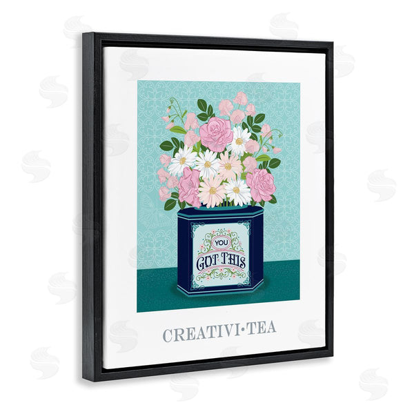 Stupell Industries Lara Beeston | Creativi-tea With Encouraging Message