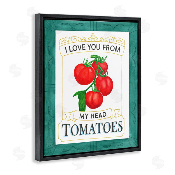 Stupell Industries Lara Beeston | My Head Tomatoes Pun