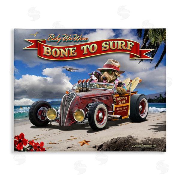 stupell industries Larry Grossman | Bone to Surf Dogs