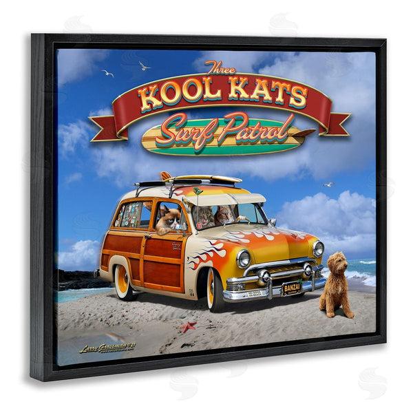 Stupell Industries Larry Grossman | Kool Kats Beach Wall Art
