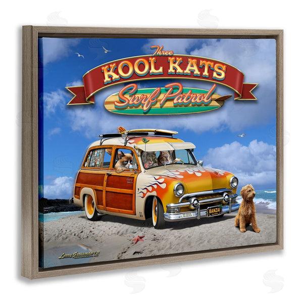 Stupell Industries Larry Grossman | Kool Kats Beach Wall Art