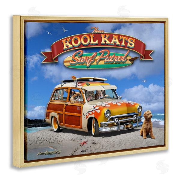 Stupell Industries Larry Grossman | Kool Kats Beach Wall Art