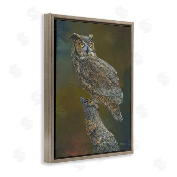 Stupell Industries Laura Mark-Finberg | Great Horned Owl On Branch Wall Art