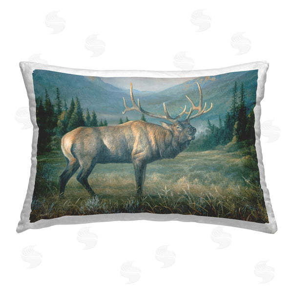 stupell industries Laura Mark-Finberg | Powerful Elk in Field