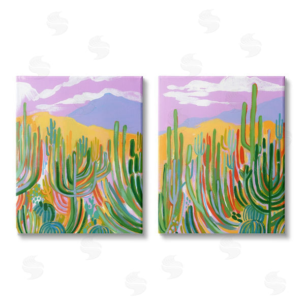 stupell industries Laura Marr | Contemporary Cactus Desert Sky Wall Art