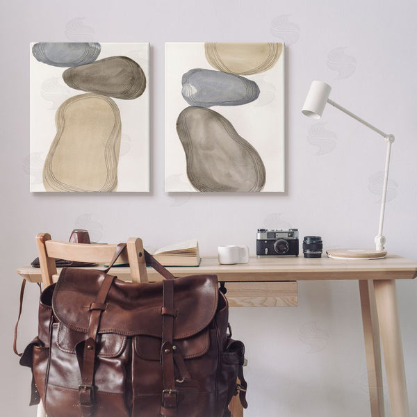 Stupell Industries Laura Marr | Contemporary Oblong Shapes Arrangement Wall Art