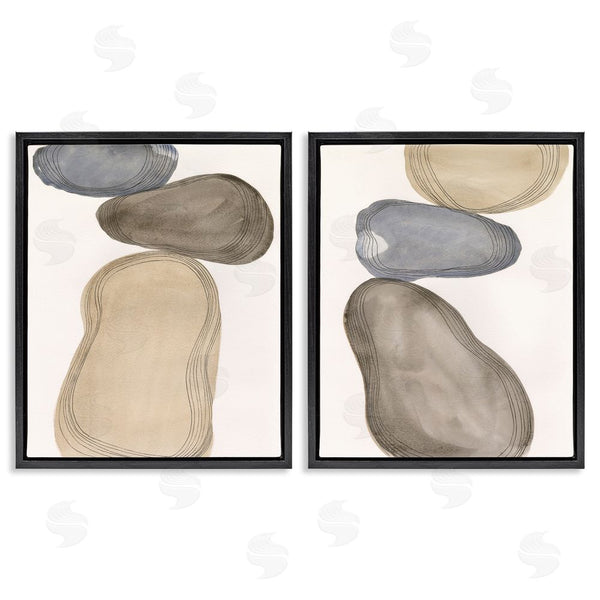 Stupell Industries Laura Marr | Contemporary Oblong Shapes Arrangement Wall Art