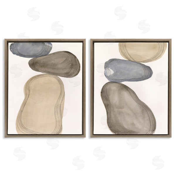 Stupell Industries Laura Marr | Contemporary Oblong Shapes Arrangement Wall Art