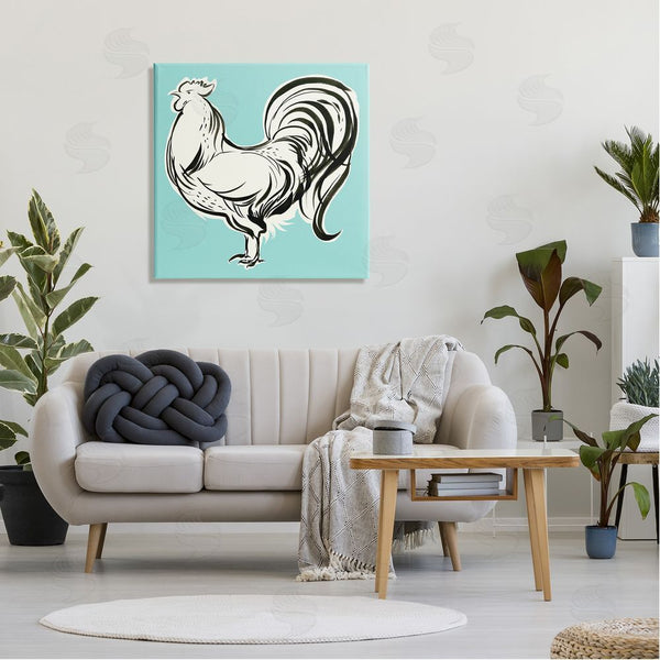 Stupell Industries Laura Marr | Modern Rooster Drawing Wall Art