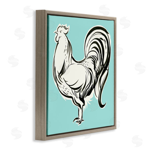 Stupell Industries Laura Marr | Modern Rooster Drawing Wall Art