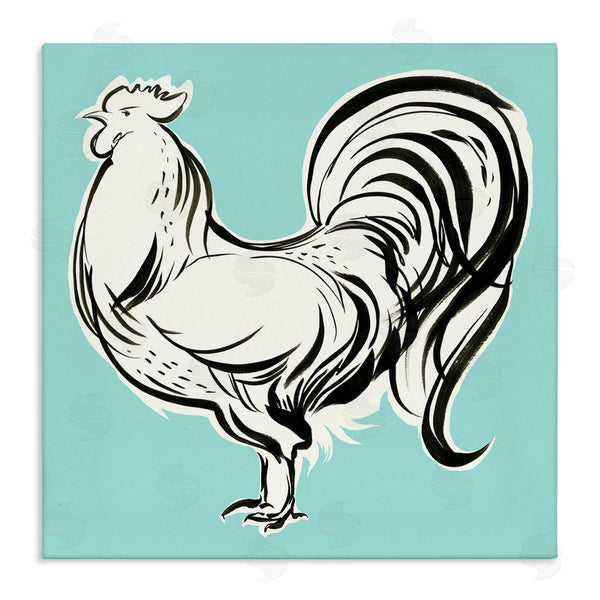 stupell industries Laura Marr | Modern Rooster Drawing Wall Art