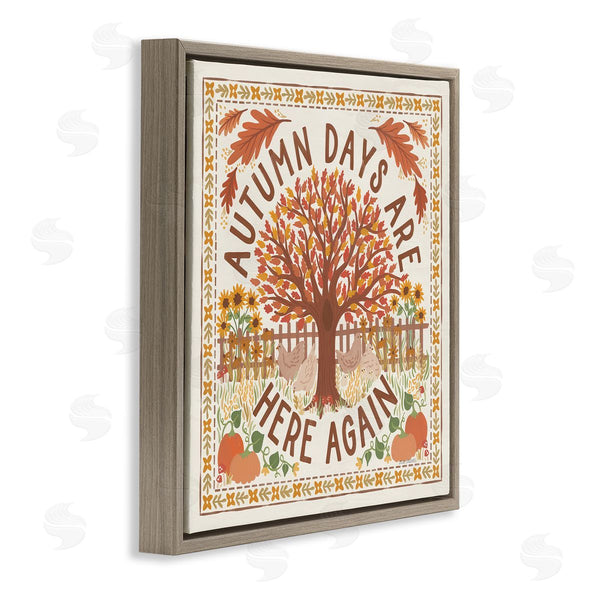 Stupell Industries Laura Marshall | Autumn Days Here Again