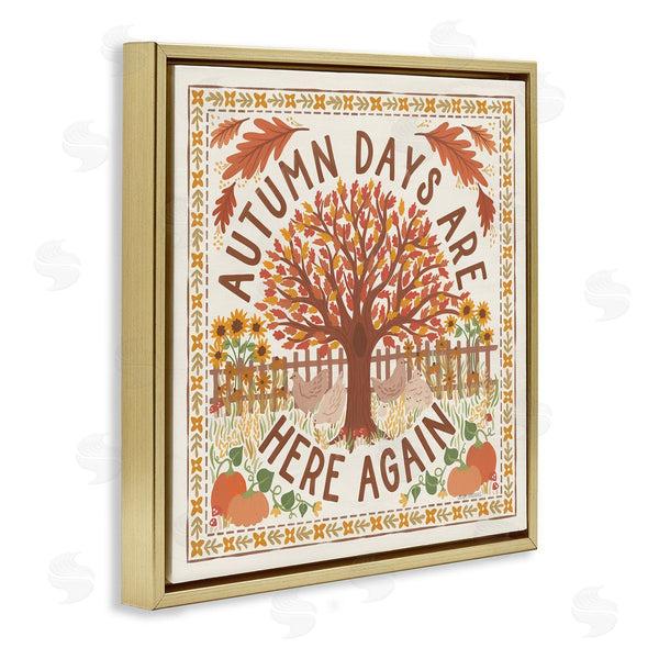 Stupell Industries Laura Marshall | Autumn Days Here Again