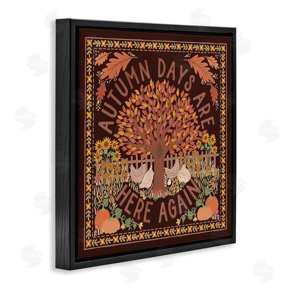 Stupell Industries Laura Marshall | Autumn Days On Brown