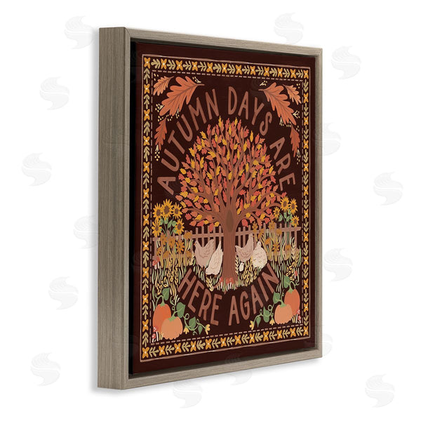 Stupell Industries Laura Marshall | Autumn Days On Brown