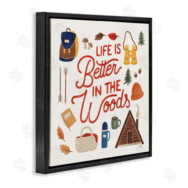 Stupell Industries Laura Marshall | Better In The Woods Phrase Wall Art
