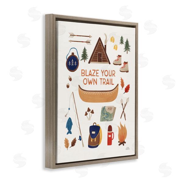Stupell Industries Laura Marshall | Blaze Your Own Trail Phrase Wall Art