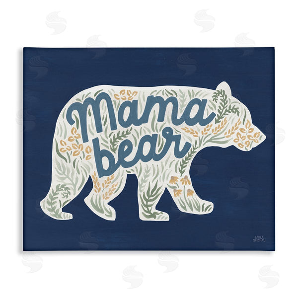 stupell industries Laura Marshall | Blue Mama Bear Botanicals Wall Art