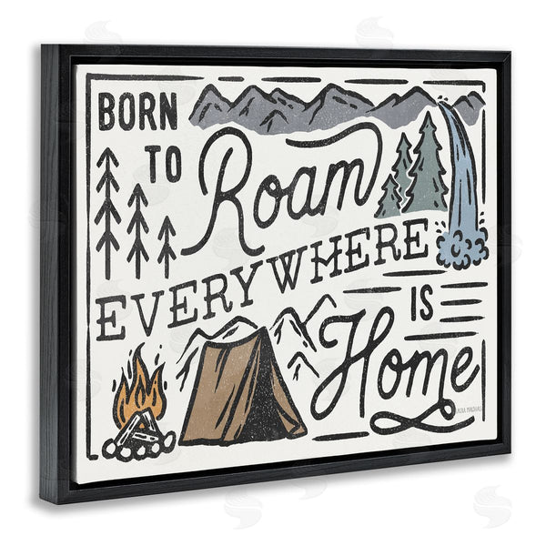 Stupell Industries Laura Marshall | Born To Roam Everywhere