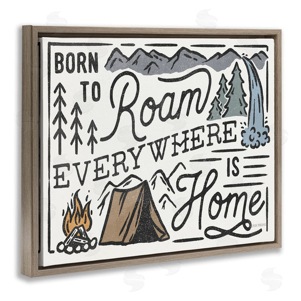 Stupell Industries Laura Marshall | Born To Roam Everywhere