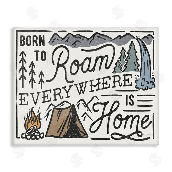 stupell industries Laura Marshall | Born To Roam Everywhere