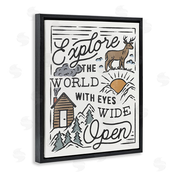 Stupell Industries Laura Marshall | Explore With Eyes Wide Open
