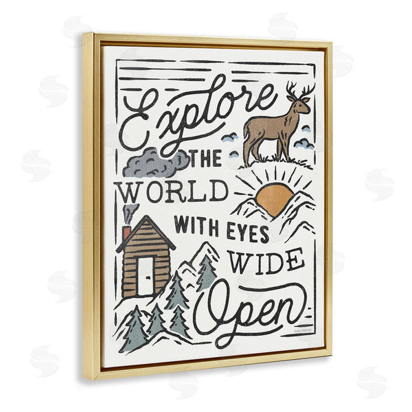 Stupell Industries Laura Marshall | Explore With Eyes Wide Open