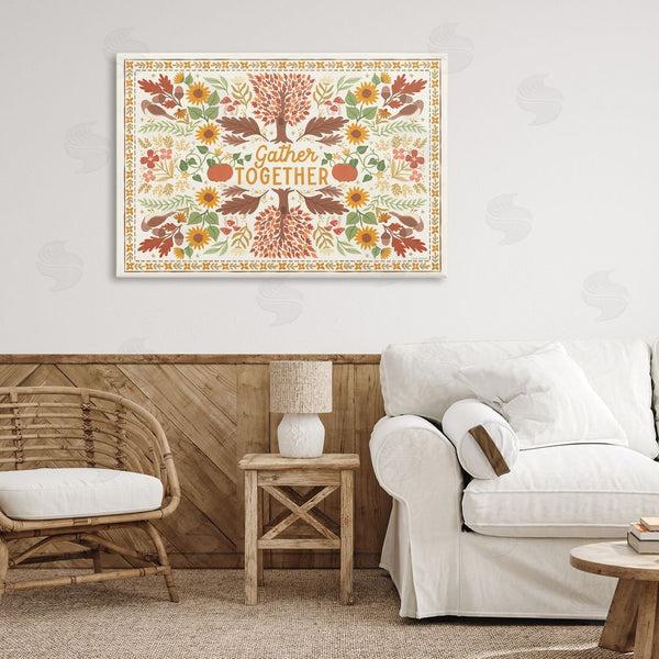 Stupell Industries Laura Marshall | Gather Together Pattern