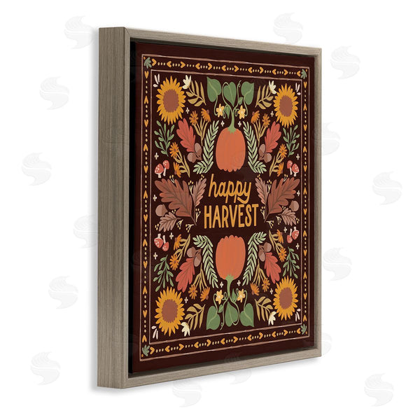 Stupell Industries Laura Marshall | Happy Harvest On Brown