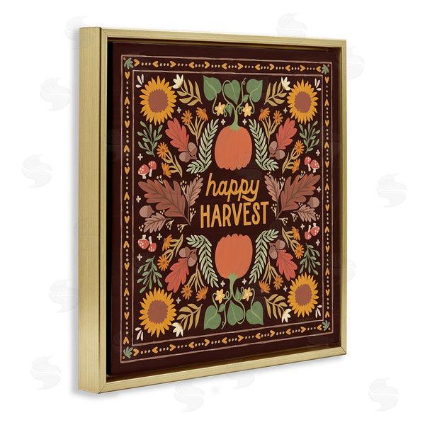 Stupell Industries Laura Marshall | Happy Harvest On Brown