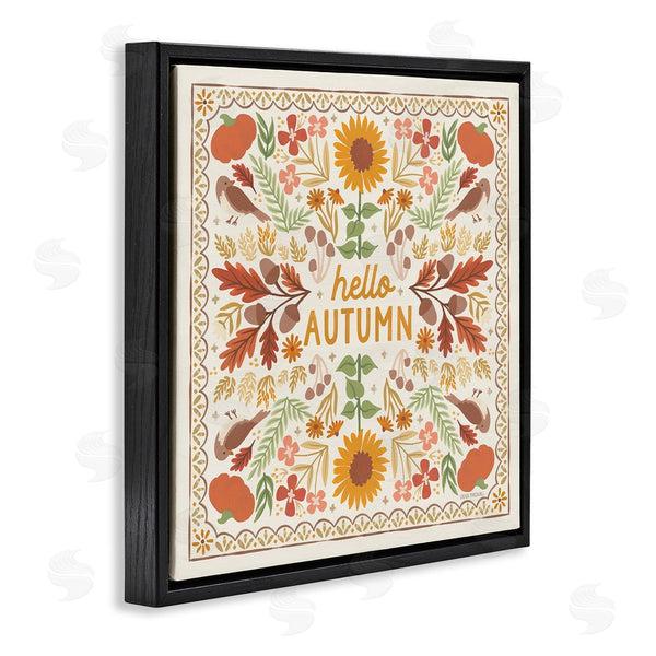 Stupell Industries Laura Marshall | Hello Autumn Pattern