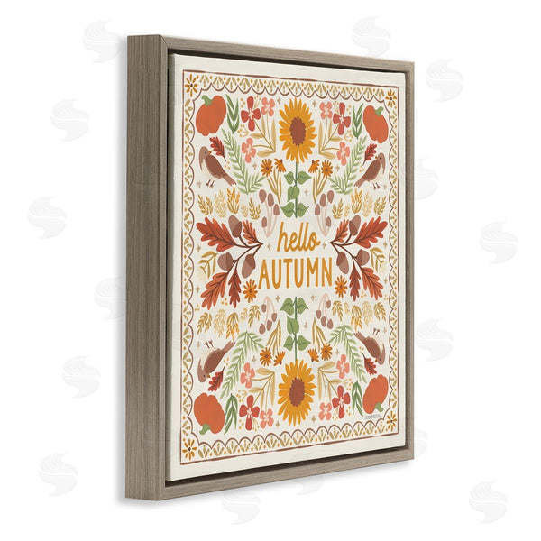 Stupell Industries Laura Marshall | Hello Autumn Pattern