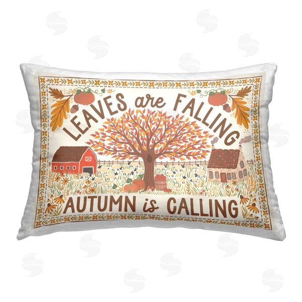 stupell industries Laura Marshall | Leaves Are Falling Scene