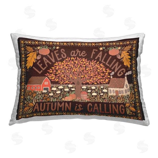 Stupell Industries Laura Marshall | Leaves Falling On Brown