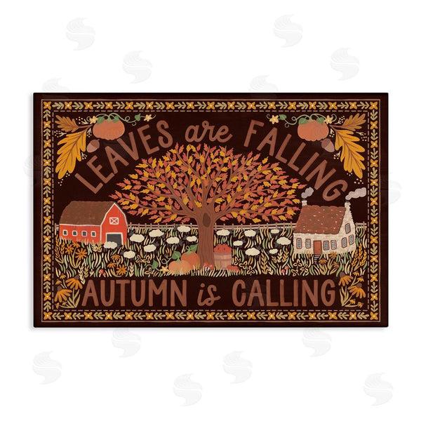 stupell industries Laura Marshall | Leaves Falling on Brown