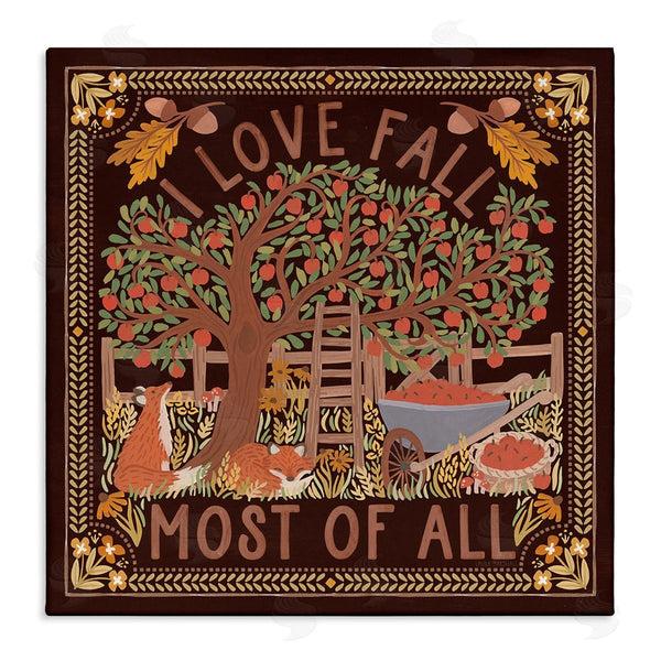 stupell industries Laura Marshall | Love Fall on Brown