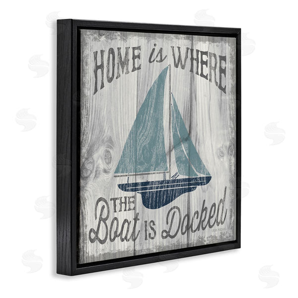 Stupell Industries Laura Marshall | Nautical Home's Where Boat Is