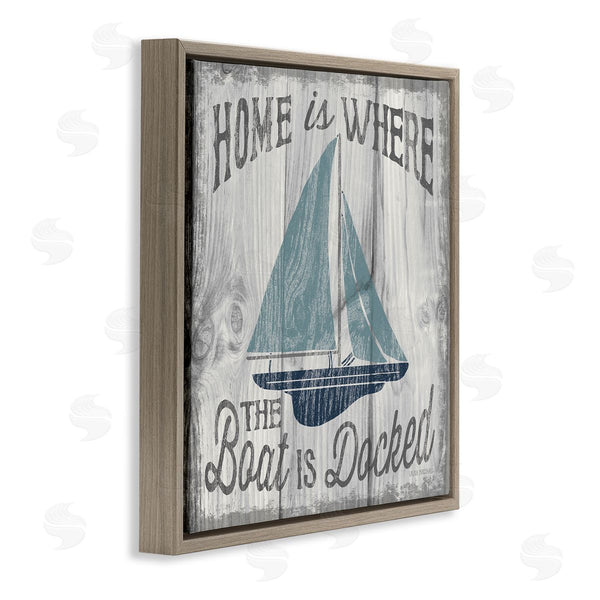 Stupell Industries Laura Marshall | Nautical Home's Where Boat Is