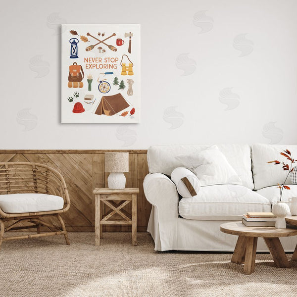 Stupell Industries Laura Marshall | Never Stop Exploring Phrase Wall Art