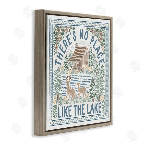 Stupell Industries Laura Marshall | No Place Like Lake Wall Art