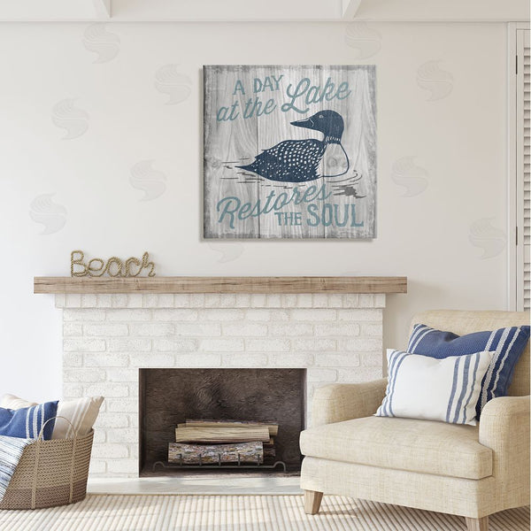 Stupell Industries Laura Marshall | Restores The Soul Phrase Wall Art
