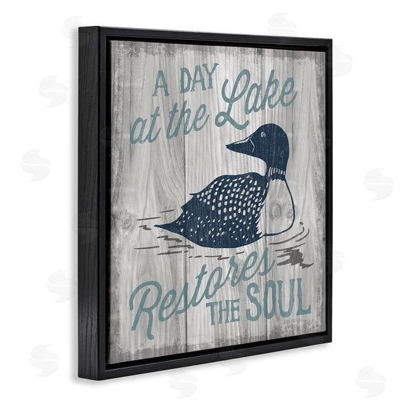 Stupell Industries Laura Marshall | Restores The Soul Phrase Wall Art