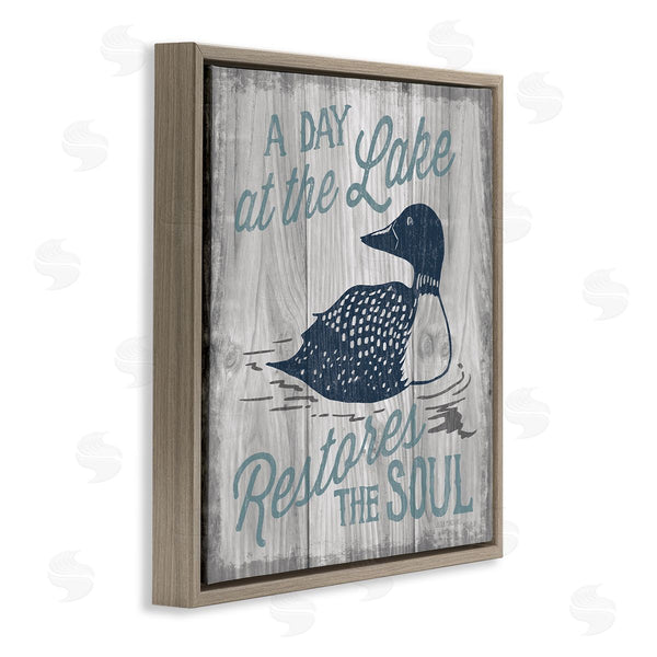 Stupell Industries Laura Marshall | Restores The Soul Phrase Wall Art