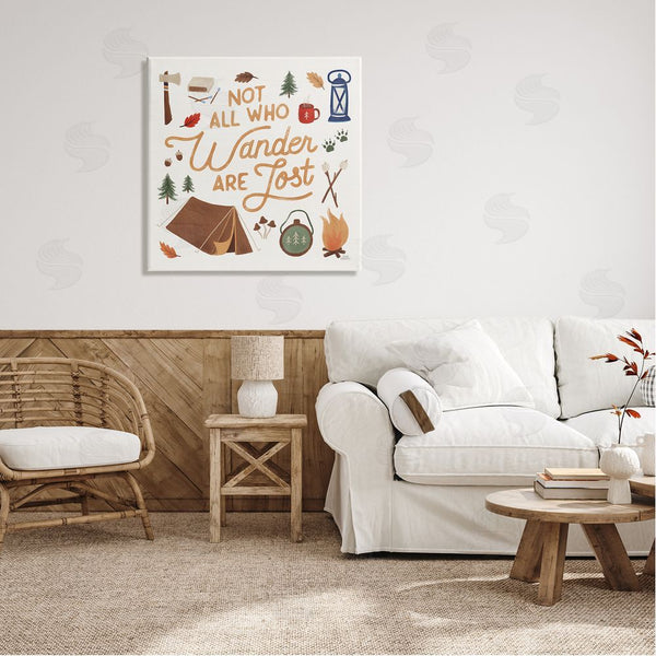 Stupell Industries Laura Marshall | Wander Camping Phrase Wall Art