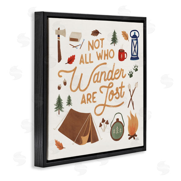 Stupell Industries Laura Marshall | Wander Camping Phrase Wall Art